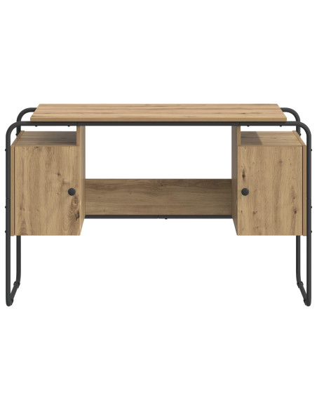 Scrivania con Spazio di Archiviazione Rovere Artigianale