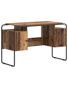 Scrivania con Spazio di Archiviazione Legno di quercia 2