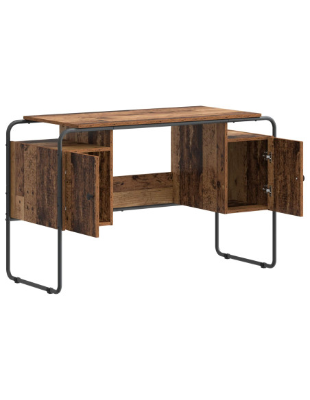 Scrivania con Spazio di Archiviazione Legno di quercia