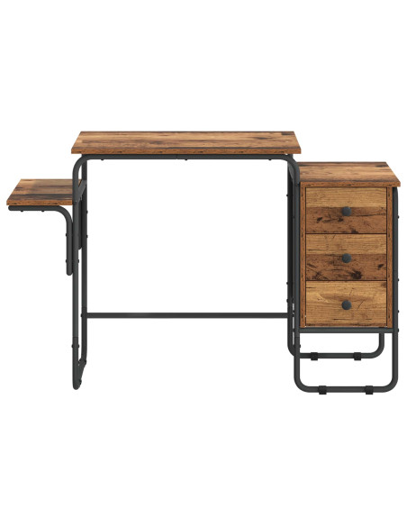 Scrivania con Spazio di Archiviazione Legno di quercia