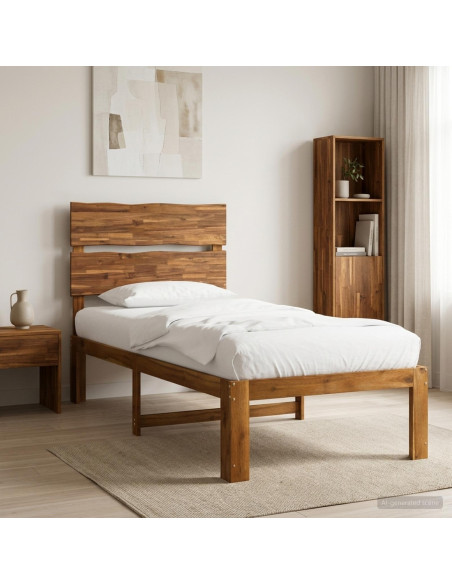 Letto Singolo con Testiera ROSTOCK Naturale 80 x 200 cm