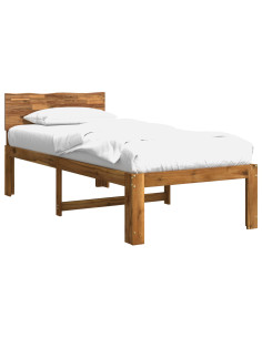 Letto Singolo con Testiera ROSTOCK Naturale 80 x 200 cm 2