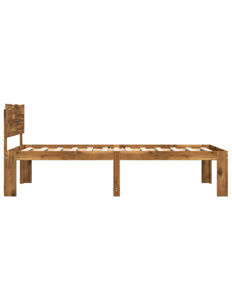 Letto Singolo con Testiera ROSTOCK Naturale 80 x 200 cm