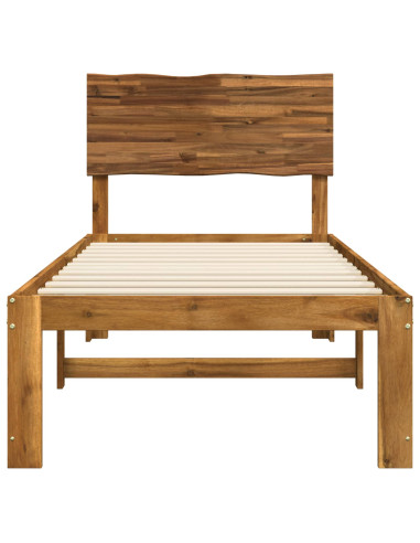 Letto Singolo con Testiera ROSTOCK Naturale 75 x 190 cm