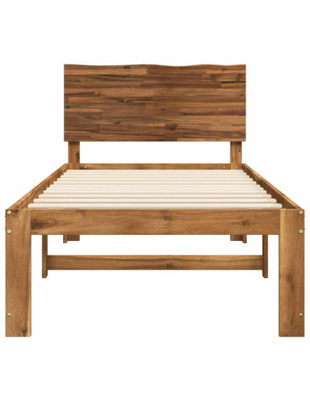 Letto Singolo con Testiera ROSTOCK Naturale 75 x 190 cm