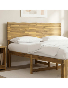Testiera con bordo vivo ROSTOCK Bianco 160 cm