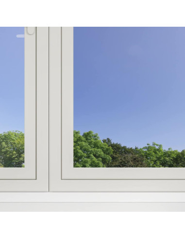 Pellicola per Finestra Solare Riflettente Statica Argento PVC