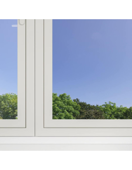 Pellicola per Finestra Solare Riflettente Statica Argento PVC