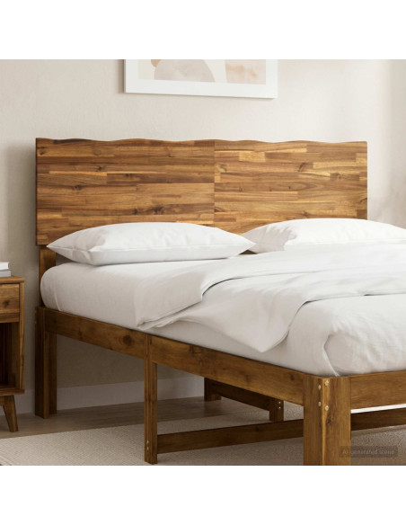 Testiera con bordo vivo ROSTOCK Naturale 150 cm