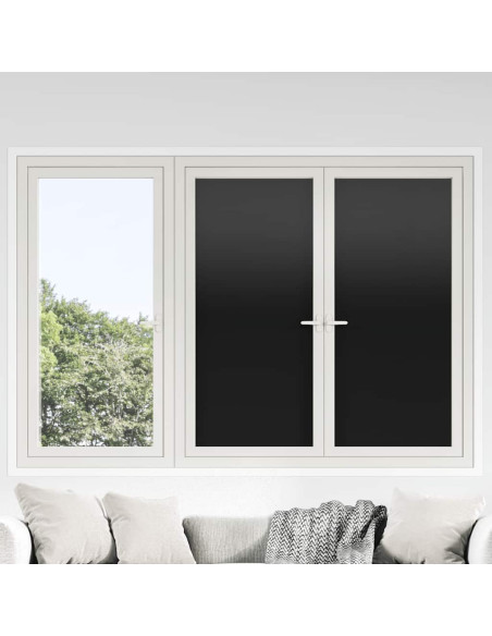 Pellicole per Vetri Statiche Smerigliate Nere 3pz in PVC
