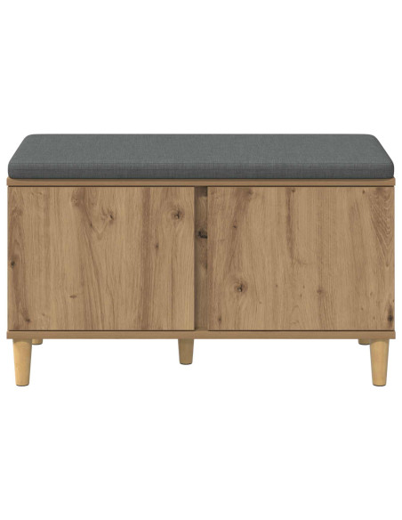 Panca per scarpe con cuscino Rovere Artigianale 80 x 38 x 46 cm