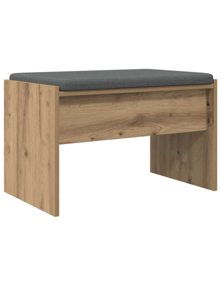 Panca per scarpe con cuscino Rovere Artigianale 63 x 38 x 40 cm