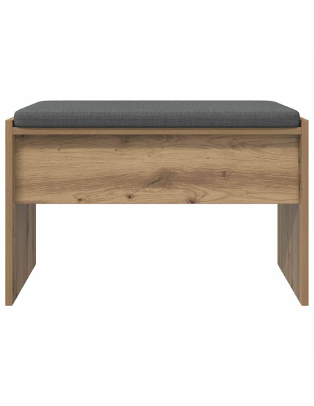 Panca per scarpe con cuscino Rovere Artigianale 63 x 38 x 40 cm
