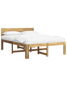Letto matrimoniale con testiera ROSTOCK Bianco 140 x 190 cm 2