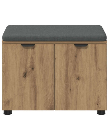 Panca per scarpe con cuscino Rovere Artigianale 60 x 38 x 46 cm