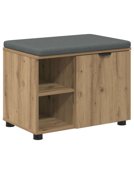 Panca per scarpe con cuscino Rovere Artigianale 60 x 38 x 46 cm