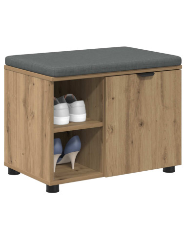 Panca per scarpe con cuscino Rovere Artigianale 60 x 38 x 46 cm