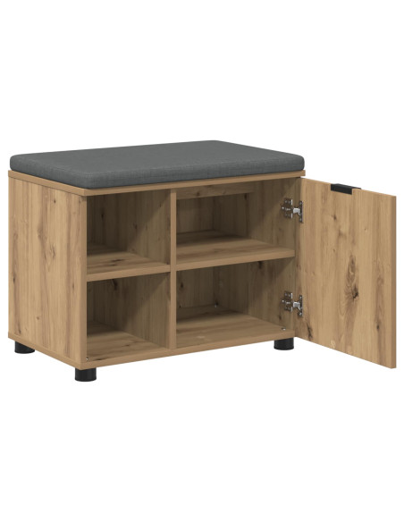 Panca per scarpe con cuscino Rovere Artigianale 60 x 38 x 46 cm