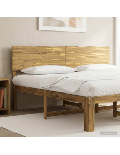 Testiera con bordo vivo ROSTOCK Bianco 200 cm