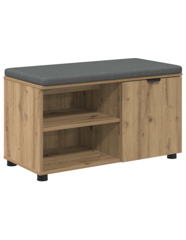 Panca per scarpe con cuscino Rovere Artigianale 80 x 38 x 46 cm