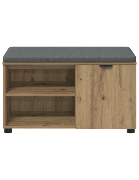 Panca per scarpe con cuscino Rovere Artigianale 80 x 38 x 46 cm