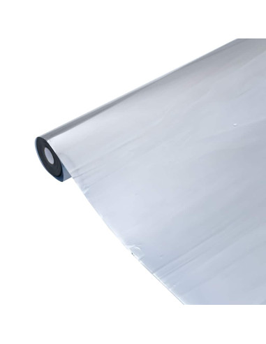 Pellicola Solare Statica Riflettente Argento 60x2000 cm PVC