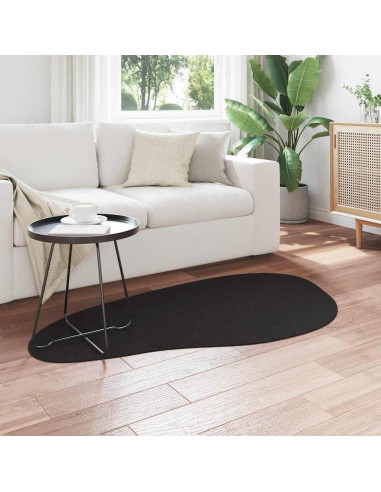 Tappeti per area HUARTE Nero 80 x 150 cm Poliestere