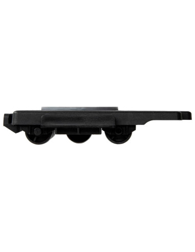 Carrelli Traslochi con 8 Ruote 12pz Neri Polipropilene 150 kg