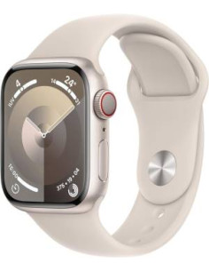 Apple Watch Serie9 Cell 41mm Aluminium StarLight Sport Band StarLight S/M MRHN3QL/A