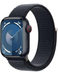 Apple Watch Serie9 Cell 45mm Aluminium MidNight Sport Light MidNight MRMF3QL/A