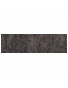Tappeto da Cucina cemento nero 180 x 60 cm 100% Poliammide