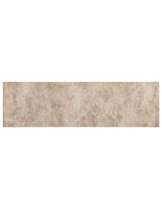 Tappeto da Cucina Cemento beige 180 x 60 cm 100% Poliammide