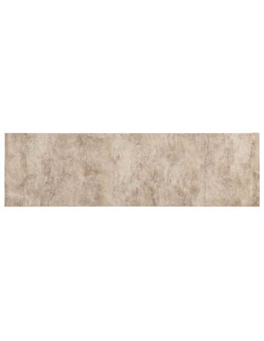 Tappeto da Cucina Cemento beige 180 x 60 cm 100% Poliammide