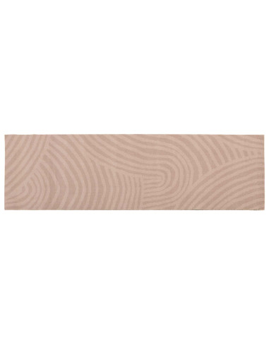 Tappeto da Cucina Taupe scandinavo 150 x 45 cm 100% Poliammide