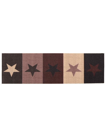 Tappeto da Cucina Stelle rosse 150 x 45 cm 100% Poliammide