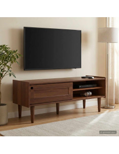 Mobile TV BILBAO 114 x 40 x 45 cm Caramello scuro