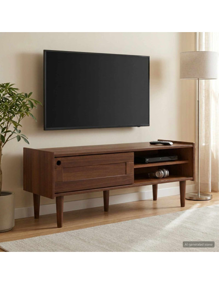Mobile TV BILBAO 114 x 40 x 45 cm Caramello scuro