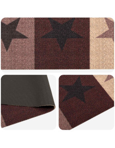 Tappeto da Cucina Stelle rosse 300 x 60 cm 100% Poliammide 2