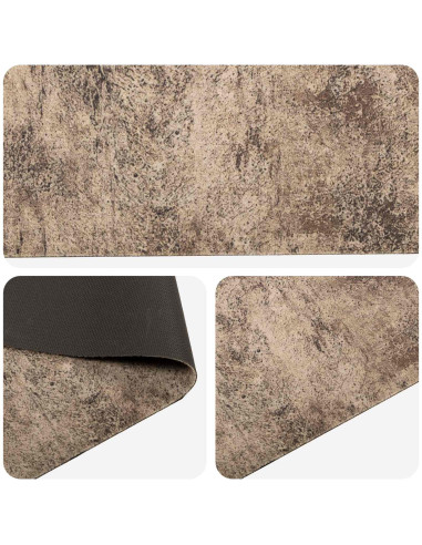Tappeto da Cucina Cemento marrone 150 x 45 cm 100% Poliammide