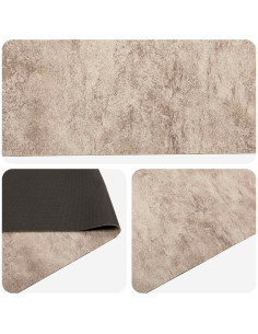 Tappeto da Cucina Cemento beige 180 x 60 cm 100% Poliammide 2