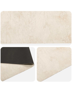 Tappeto da Cucina cemento crema 150 x 45 cm 100% Poliammide 2
