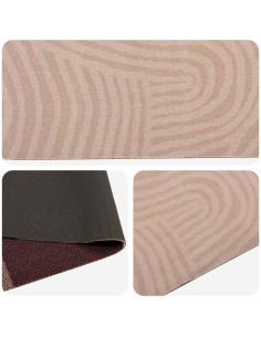 Tappeto da Cucina taupe scandinavo 180 x 60 cm 100% Poliammide 2