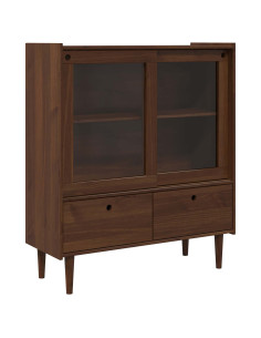Credenza BILBAO Caramello scuro 104 x 40 x 120 cm 2