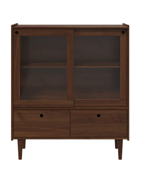 Credenza BILBAO Caramello scuro 104 x 40 x 120 cm