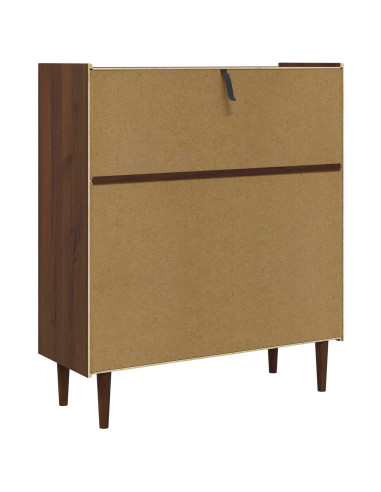 Credenza BILBAO Caramello scuro 104 x 40 x 120 cm