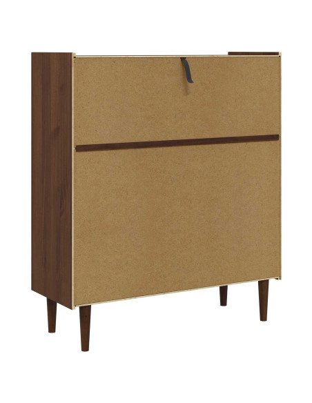 Credenza BILBAO Caramello scuro 104 x 40 x 120 cm