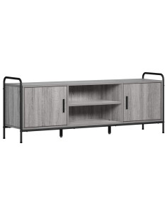 Mobile TV 133 x 33 x 50 cm Sonoma grigio Legno ingegnerizzato