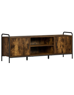 Mobile TV 133 x 33 x 50 cm Rovere Fumo Legno ingegnerizzato