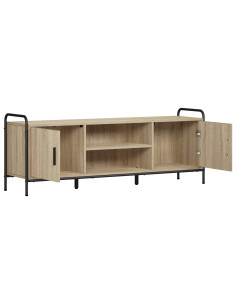 Mobile TV 133 x 33 x 50 cm Rovere Sonoma Legno ingegnerizzato 2