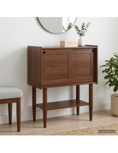 Tavolo consolle BILBAO Caramello scuro 80 x 40 x 95 cm